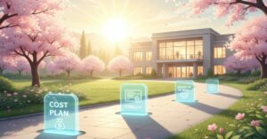 費用の不安を解消し、安心できる特養入居への道筋を示す、明るい未来へのロードマップ。