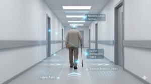 認知症の方の歩行時における注意機能と空間認識のメカニズム