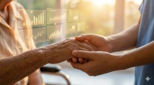 介護の専門的な観察とAIのデータが融合して守られる利用者の安全