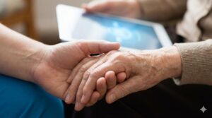 マニュアルとAIによって支えられる、介護職と利用者の温かい関わり