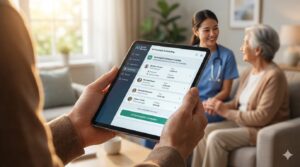 AIでスケジュールを最適化し、入居者と向き合う時間を創出した介護現場