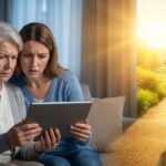 ケアマネジャーの交代を検討する家族と、その先にある明るい介護生活のイメージ