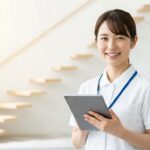 介護福祉士からサービス管理責任者(サビ管)へのキャリアアップとAI活用のイメージ